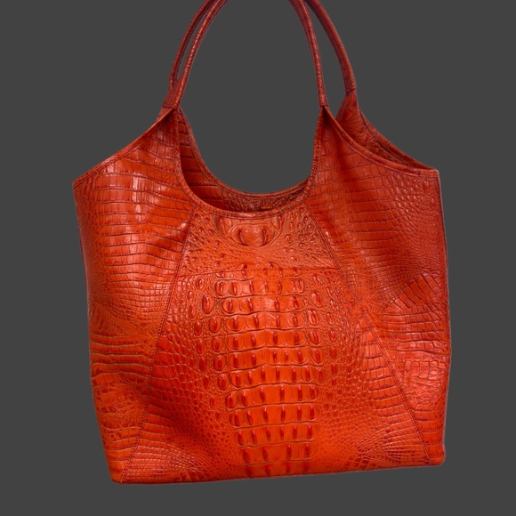 Brahmin Burnt Orange Salsa Tote Bag NWT - Picture 3 of 4